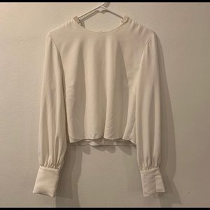 Babaton White Long Sleeve